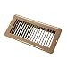 JR Products 02-28995 Undampered Floor Register - 4" x 10", Brown
