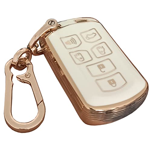 Coque clé Toyota Sienna 2011-2020 en TPU avec porte-clés
