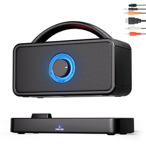 ClaspVital 5.8Ghz Wireless Speakers for TV, 30-hrs Playtime...