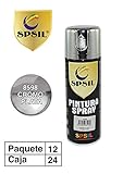  BOTE SPRAY PINTURA COLOR CROMO PLATA 400 ML. 8598