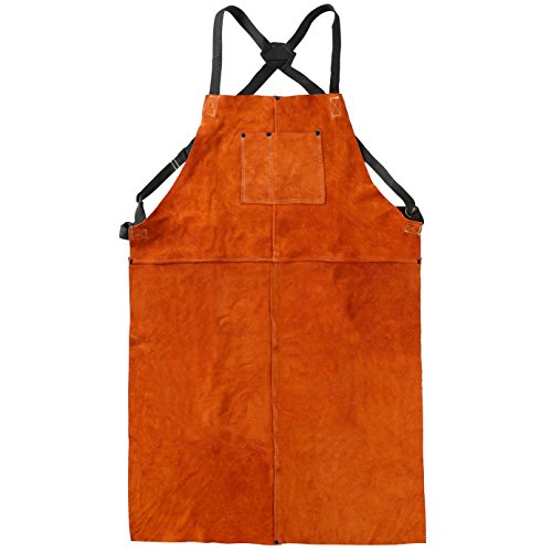 LEASEEK Leather Welding Work Apron 