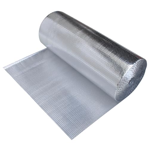 Material de aislamiento térmico de burbujas con película reflectante aluminizada de doble cara