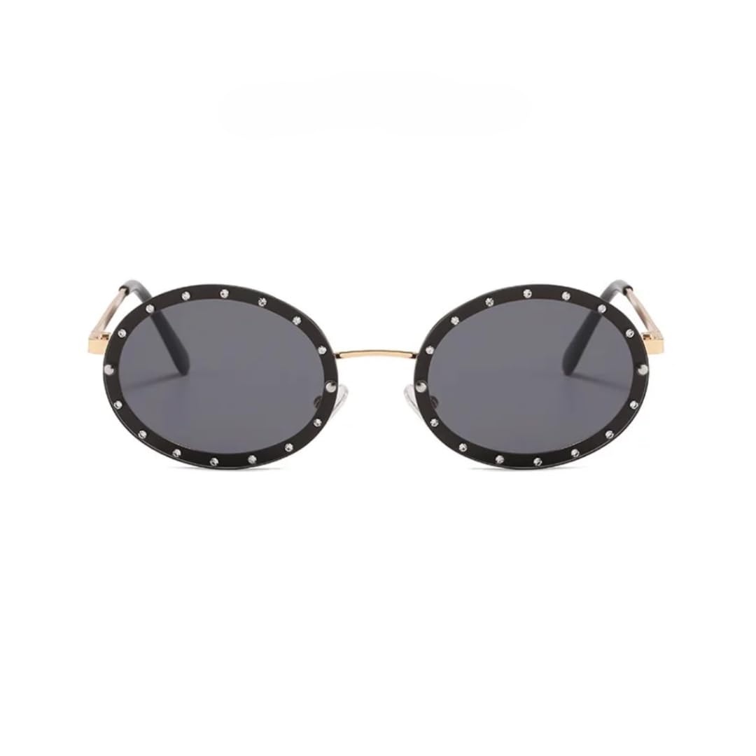 Prism Crystal Oval Sunglasses | UV400 polarized | Stylish | Good Looking | For Men & Women| Girls & boy-image-15