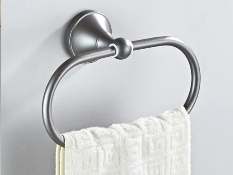 Porte-serviette de bain fixation murale robuste contre le désordre - 4