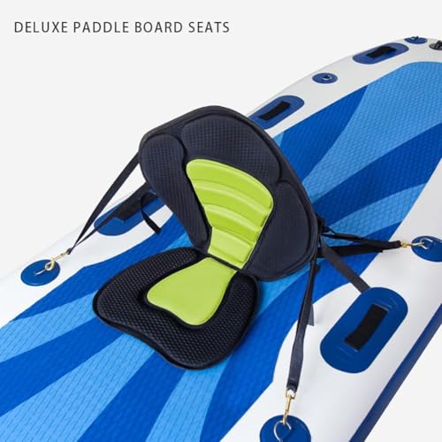 Asiento Universal para Kayak Lvsnro con Respaldo Alto, Correas Ajustables y Bolsa de Almacenamiento Desmontable, Cómodo para Canotaje y Pesca miniatura 2