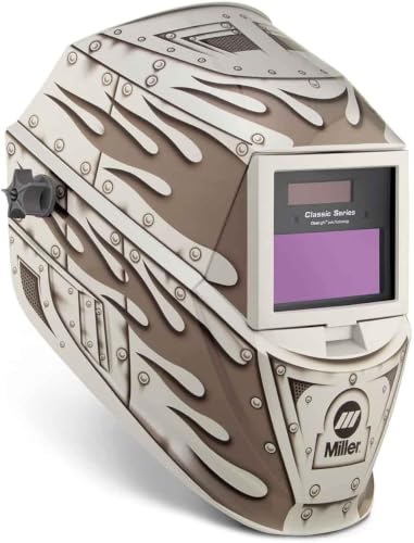 Image of Miller Classic Series Welding Helmet, ClearLight, Shade 8-13, Metalworks
