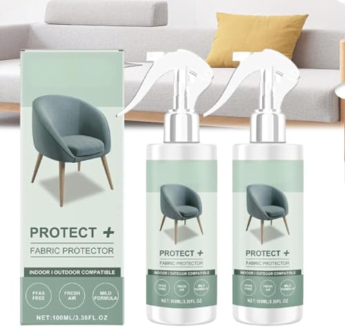 Mehrzweck-Protect+-Stoffschutzspray, Home Essentials-Polsterschutz, Stoff-Wasserschutz- Und -Schutzspray, Langanhaltender Fleckenschutz Für Sofas Und Möbel (2 Stück)