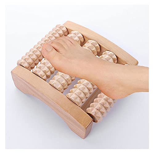 VariousHK Fußmassageroller Fußmassagegerät Fußroller aus Holz für Stressreduzierung,Arthrose,Fußschmerzen,Entspannung Vorbeugung und Linderung von Schmerze (singel foot) Cover