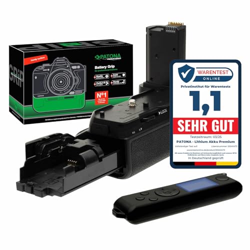 PATONA Premium Batteriegriff MB-N12 passend für EN-EL15a EL15b EL15c Akkus Kompatibel mit Nikon Z8 | Staub- & Tropfwasserschutz | mit Multifunktions-Fernbedienung & USB-C Ladefunktion