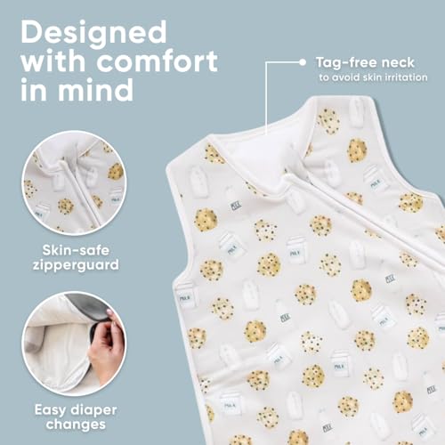 Image of Copper Pearl Baby Sleep Sack, Chip - Wearable Blanket for 0-6 Months, Sleeveless Sleep Sack for Baby Boy or Girl