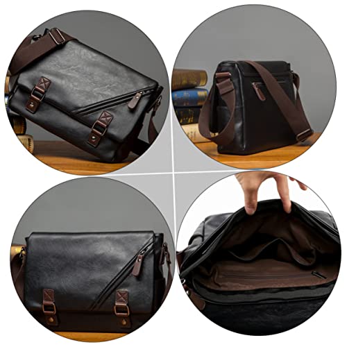 LIFKOME Men's Briefcase Envelope Bag Business Shoulder Bag for Men Large Capacity4