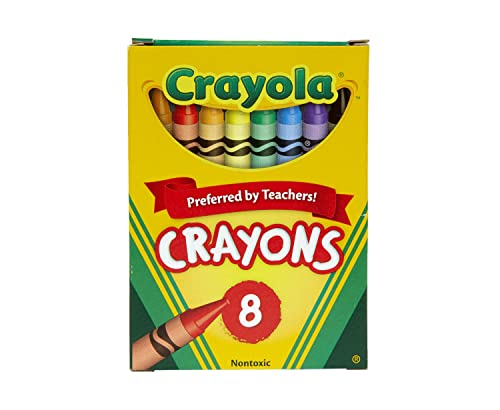 Crayola Classic Color Pack Crayons, Tuck Box, 8 Colors - image 1