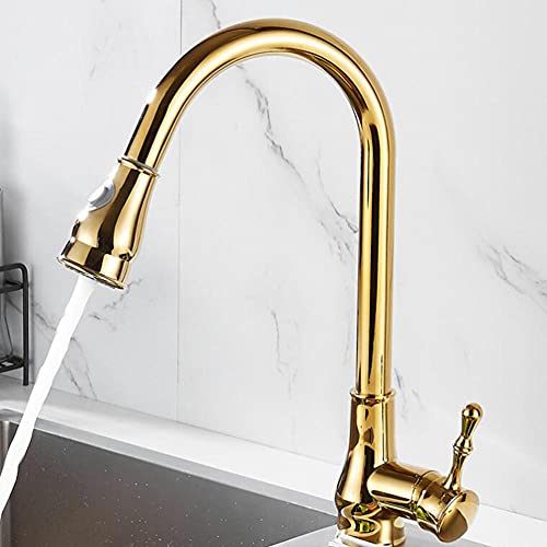Robinet de cuisine avec douchette extractible pour éliminer les fuites