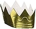 Creative Converting 27138391 Mini 6/Pkg-Gold Crown, One Size, Multicolor