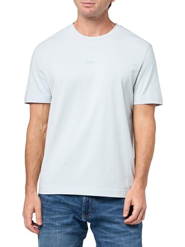 BOSS, Small Chest Logo Regular Fit Cotton T-Shirt, Shark Tooth, L