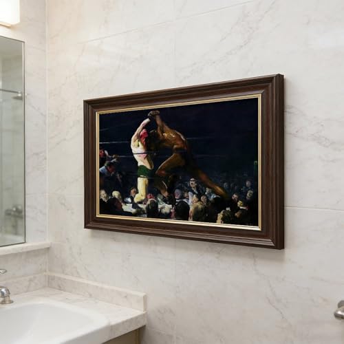 Impression toile George Bellows Both Members art mural suspendu pour passionné de boxe - 5