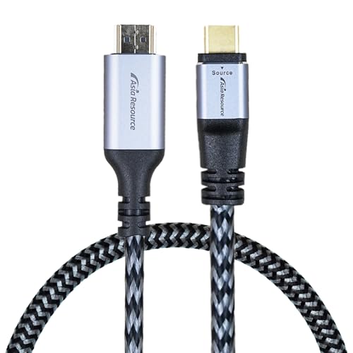 ���S���{��Ɓy���ʊ��ԉ��i�zAsiaResource 8K USB Type-C to HDMI �ϊ��P�[�u�� 8K�Ή� 60Hz �u���b�N �A���~�V�F�� �X�}�z ���j�^�[�ڑ� RoHS���� 1M