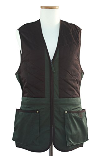 Beretta Universal Trap Cotton - Chaleco para hombre, Multicolor (Verde/Marrón), XXS