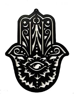 Hamsa Hand Wood Wall Decor, Fatima Hand, Black Hamsa Hand Fatima Wall Decor, Laser Cut Hamsa,Wooden Hamsa, Hamsa Wood Wall Art, Home Decoration, Wall Hanging Decor
