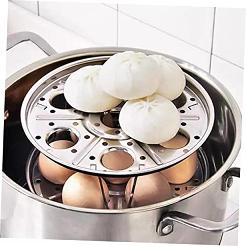 UPKOCH 2 Pçs Vaporizadores De Legumes Rack De Vapor De Pote De Vapor De Legumes Pote De Vapor De Aço