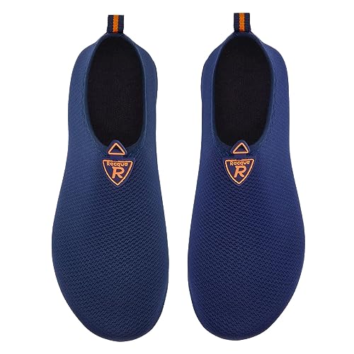 Image of Racqua Men & Women Water Shoes Barefoot Beach Swim Shoes Quick-Dry Aqua Yoga Socks for Pool,Travel, Kayaking, River