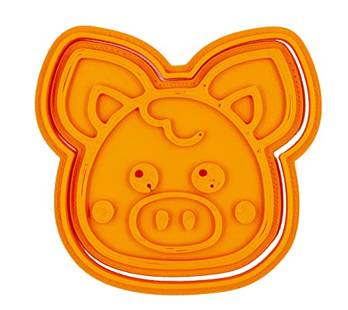 PlasticJewels - Ausstecherformen Set mit 6 Bauernhoftieren (Hund, Pferd, Kuh, Henne, Schaf und Schwein) – Bild 8