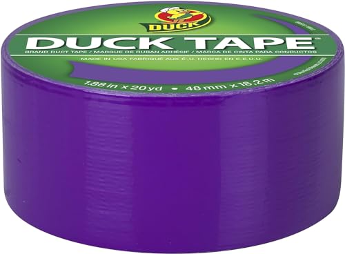 Image of Duck 283138 Tape, Purple Duchess, 1.88 inches x 20 Yards, Single Roll- Pack of 2