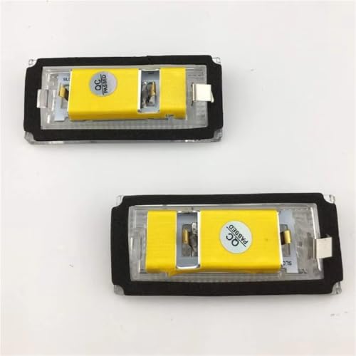 Luces LED de matrícula Canbus blanco puro de 12V con iluminación trasera sin error E46 3