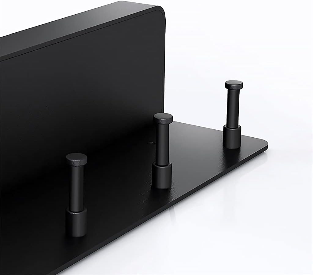 JSEIAJB Key Rack Organizer Shelf - 6 Hooks Wall Mount Mail Key Holder Hanger Wall Mounted Hook Living Room for Wall Decor