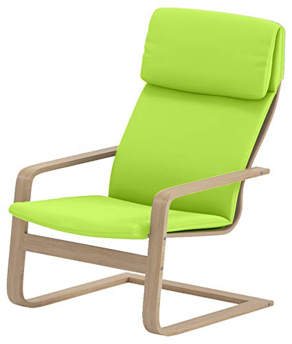 The Pello Chair Cotton Covers Replacement is Custom Made Compatible for IKEA Pello Chair Cover (Or Pello Armchair Slipcover). Multi Color Options. (Green Color)