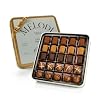 Carians Father's Day Gourmet Special Chocolate Gift Box, 25 Artisan Pralines and Truffles, Premium Tahini, Pistachio Ganache and Cinnamon Sahlep Flavors, High Cocoa Butter and Real Sugar, 8.9oz
