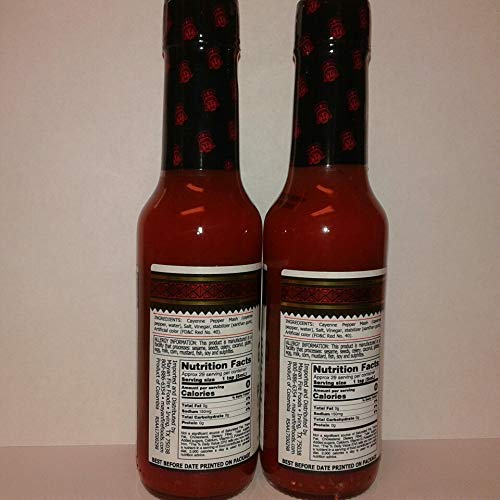 Mayan Fire Cayenne Hot Pepper Sauce, 5 fl oz ( Pack of 2 ) (Cayenne) image 2