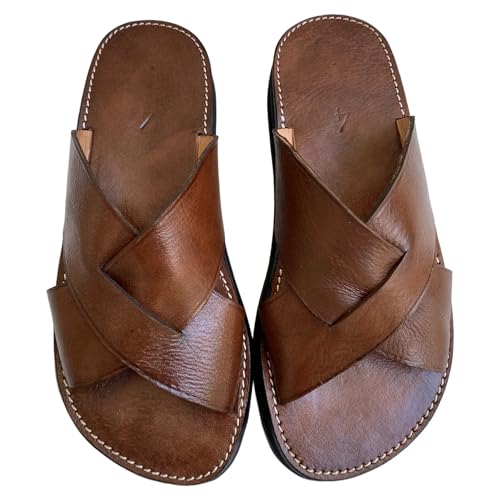 Handmade Moroccan Leather Sandals, Timeless Comfort & Style for Men