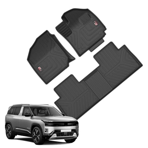 Image of GFX Life Long Manual Car Floor Mats for Tata Sierra 2016 Onwards | 3D Custom Fit Heavy Duty Foot Mats | Waterproof Anti-Slip All Weather Car Mats | Premium Interior Protection | TPE Material