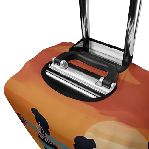 Retro African Black Woman Travel Suitcase Protector Luggage Cover Protective Washable Anti-scratch Baggage Cover4