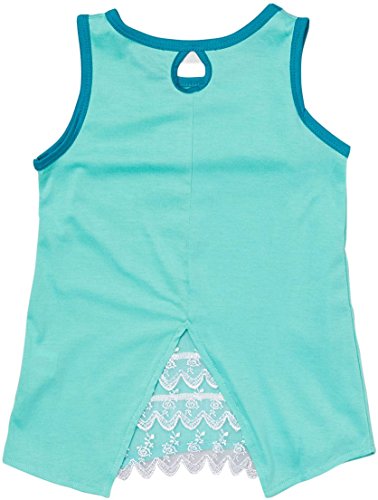 Image of ToBeInStyle Girl's Adorable Flower Print Tank Top w /Back Lace Design