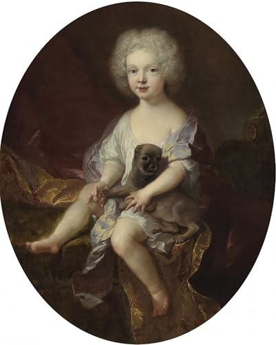 Pinturas murales retro y carteles de Jean François De Troy decoración de pared 60x90cm
