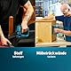 NOVUS TOOLS Elektrotacker J-120 Set mit 1800 Klammern │ Elektrische Tackerpistole für Holz zur Befestigung von Stoffen und Zierleisten │ Für Feindrahtklammern 6-14 mm und Nägel 16 mm