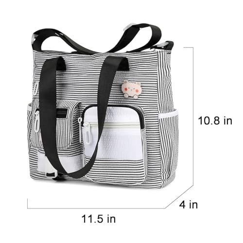 Image of Phaoullzon Crossbody Cute Bag for Teens Kawaii Messenger Purse Nylon Shoulder Tote Bags