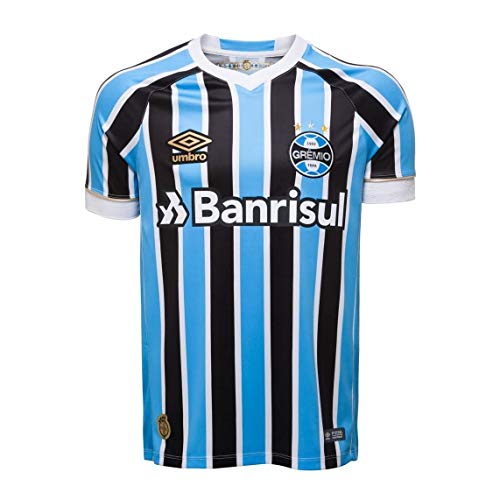 Camiseta Masculina Umbro Grêmio Oficial 1 2018 Fan Numero 7