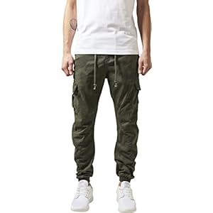 Urban Classics heren Broek Camo Cargo Jogging Pants