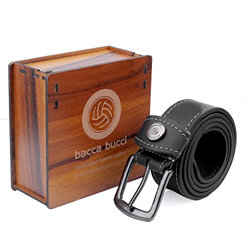 Image of Bacca Bucci Men's Genuine Leather Belt