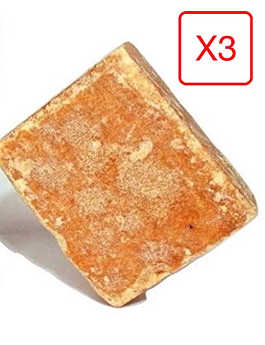 NATURELUXY Lot de 3 Carrés de Musc Ambré