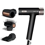 Shark SpeedStyle Pro Hair Dryer, High Performance High-Velocity Hair Dryer For Straight & Wavy Hair with Scalp Shield Technology, 3 Attachments, Lightweight, Ionic, No Heat Damage, Black HD731UK