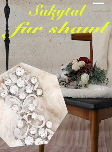 Women's Weddings Faux Fur Shawl Bride Fur Stole Cape Evening Dresses Faux Wrap for Bridal4