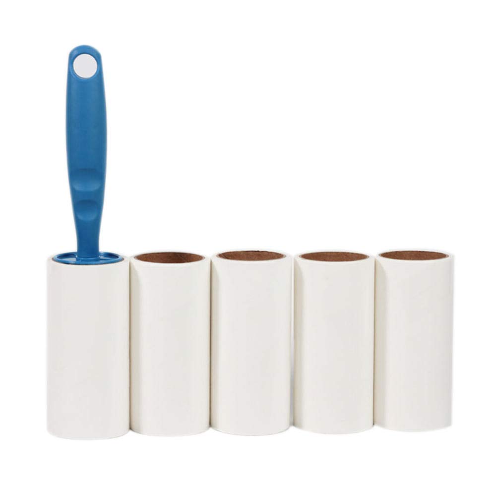 Tierhaarentferner Sticky Paper Roller Set Super Sticky Kleidung Lint Rolling Remover Sofa Vorhang Tierhaar Dust Fuzz Removal Roller 2Set