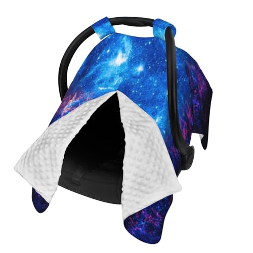 Image of Galaxy Baby Car Seat Canopy Cover 39x27.5 Inches Multi Use Nursing Cover for Newborn Car Seat Canopy Mom Nursing Breastfeeding Covers Newborn Shower Gifts
