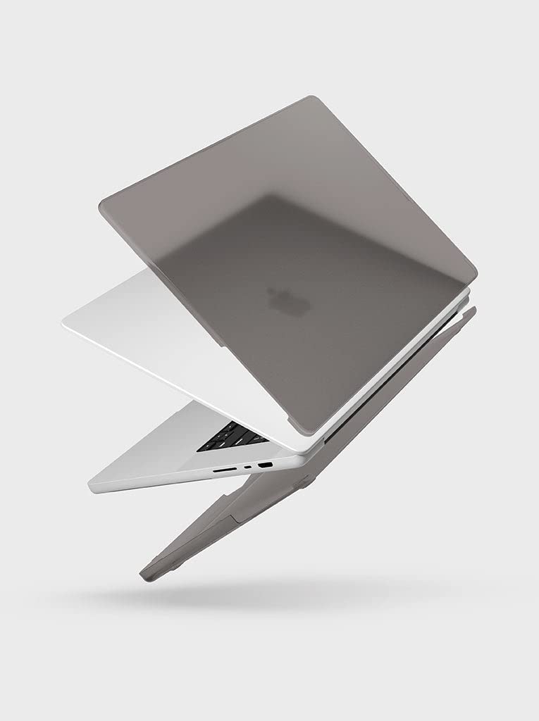 UNIQCLARO SHELL MACBOOK PRO 14 (2021) - SMOKE MATTE GREY