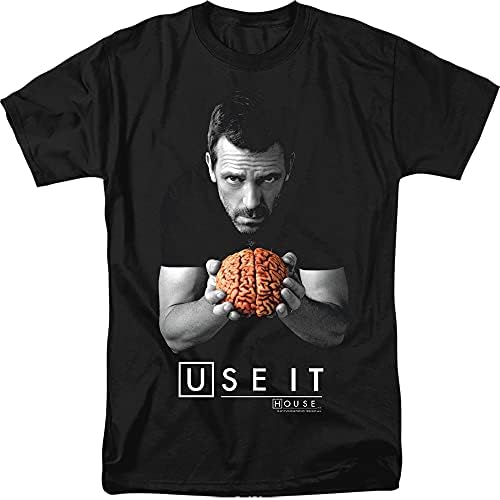 NBC Use It - House M.D. Adult T-Shirt, Small Black