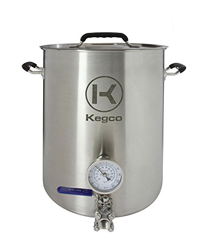 Kegco 3PXBK8-T3 Brew Kettle, 8 Gallon, Stainless Steel
